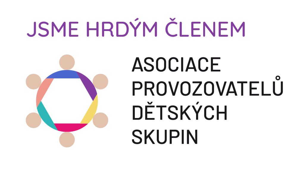 jsem hrdym clenem asociace provozovatelů dětsk&yacute;ch skupin